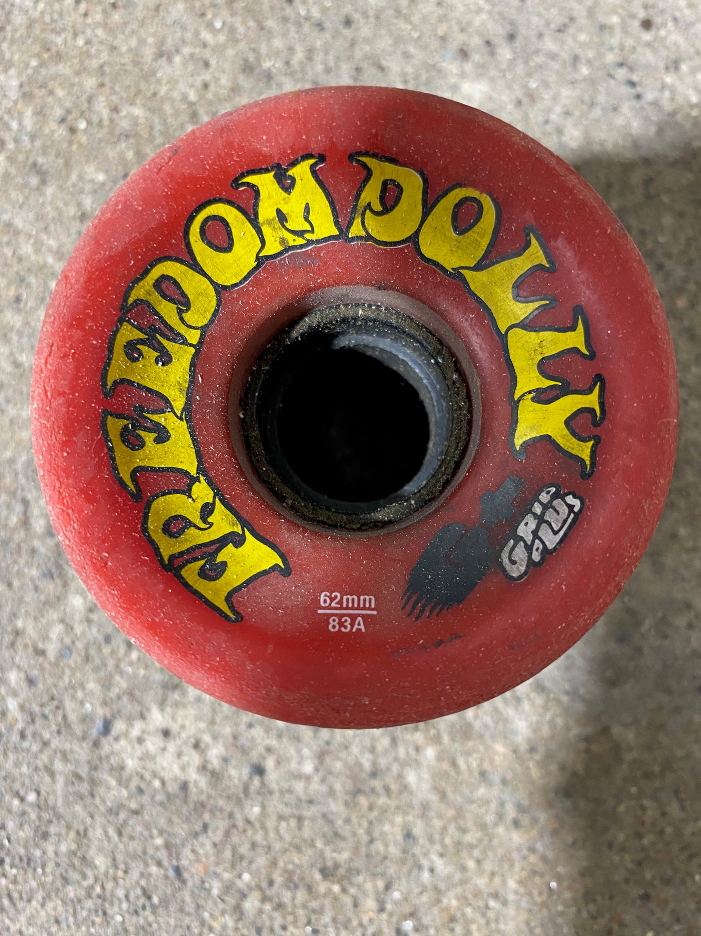 Red Freedom Dolly Skateboard Wheels (Used)