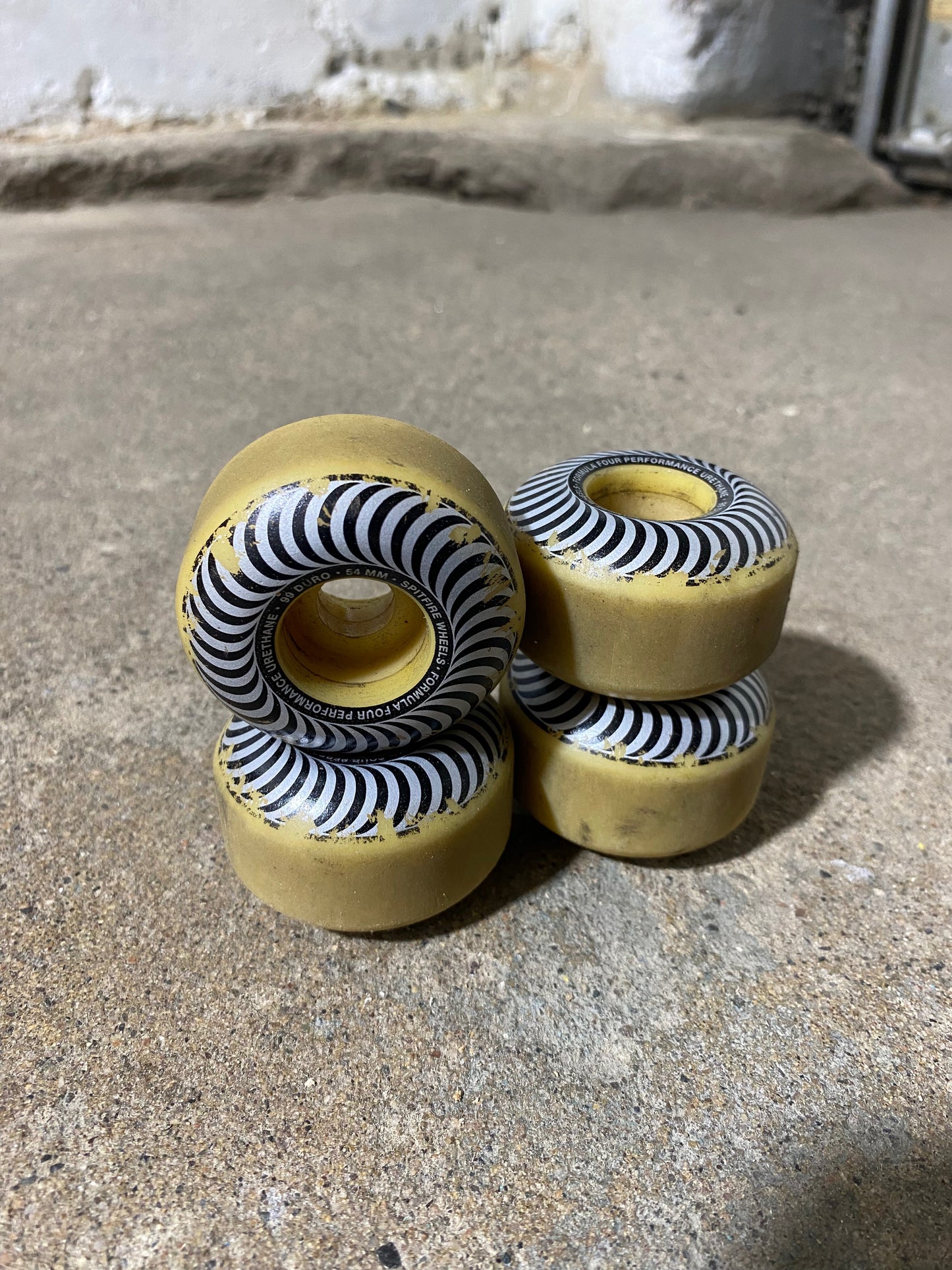 Spitfire Formula Four 54mm Skateboard Wheels (Used)