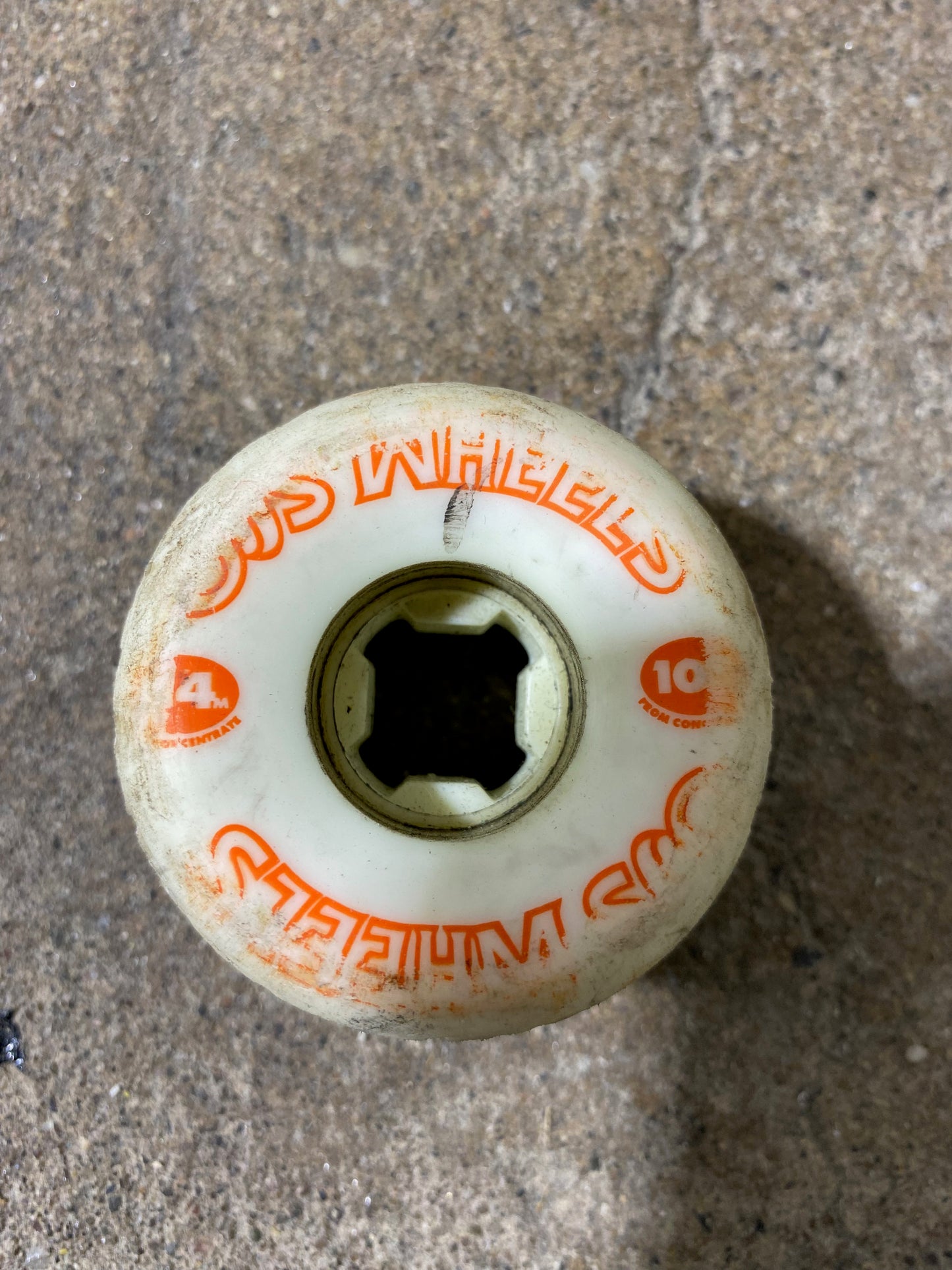 OJ From Concentrate 54mm Skateboard Wheels (Used)