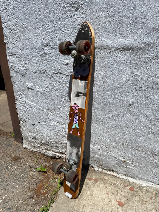 Red Fucking Business Plank Cruiser