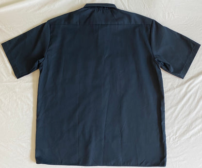 Navy Blue Short Sleeve Dickies Work Shirt