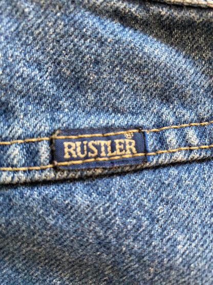 Medium Length Denim Rustler Skirt