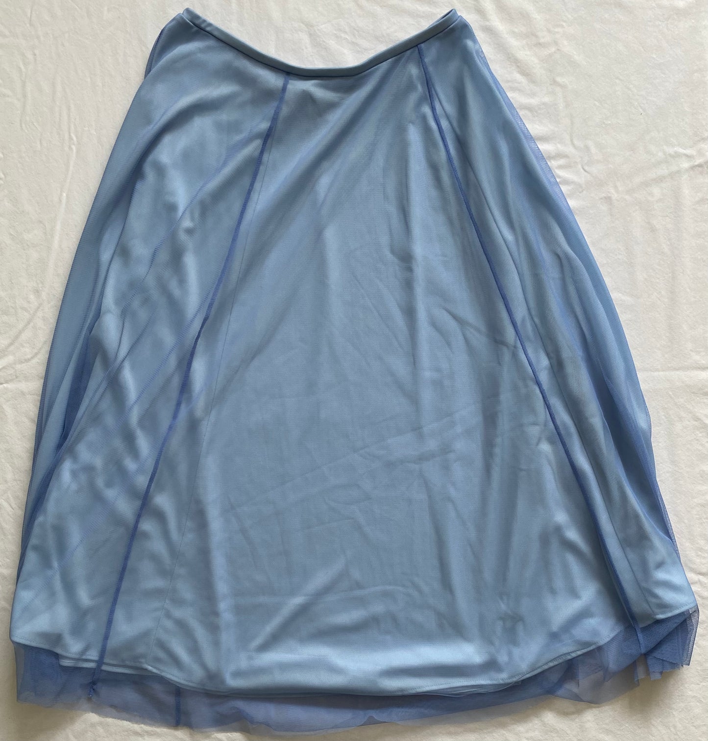 Light Blue Express Nylon Skirt