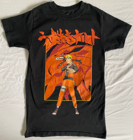 Naruto Shippuden Kurama and Susanoo T-Shirt (Black)