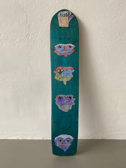 Blue Coffee Cruiser Skateboard