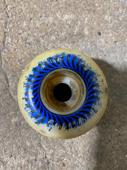 Spitfire Classics Blue 56mm Skateboard Wheels (Used)