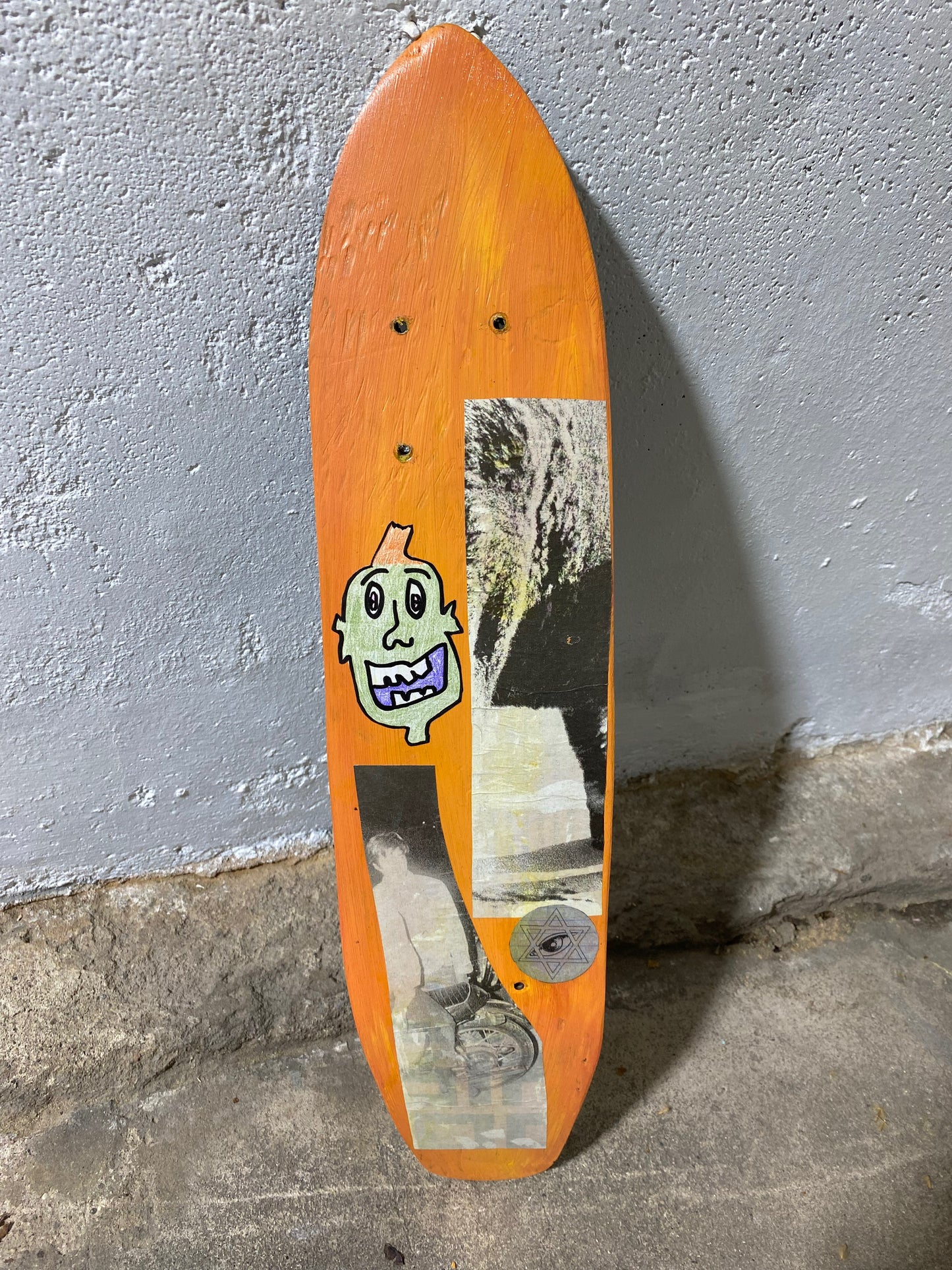 Orange Plank With Green Face Stunted Deck